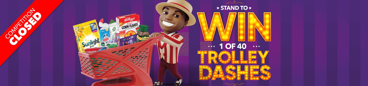STAND TO WIN 1 OF 40 TROLLEY DASHES