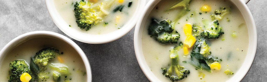 Cauliflower and Broccoli Soup