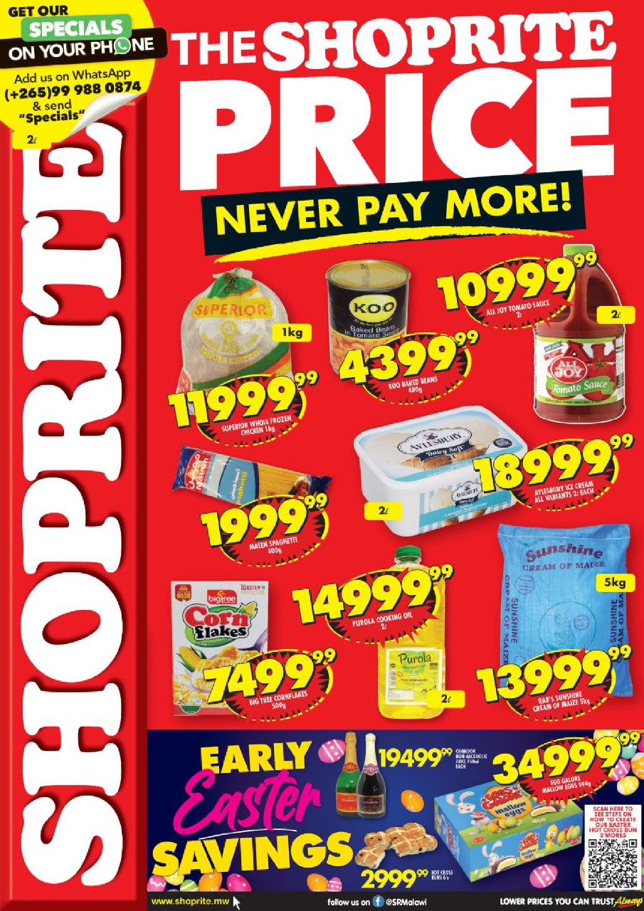 specials leaflet